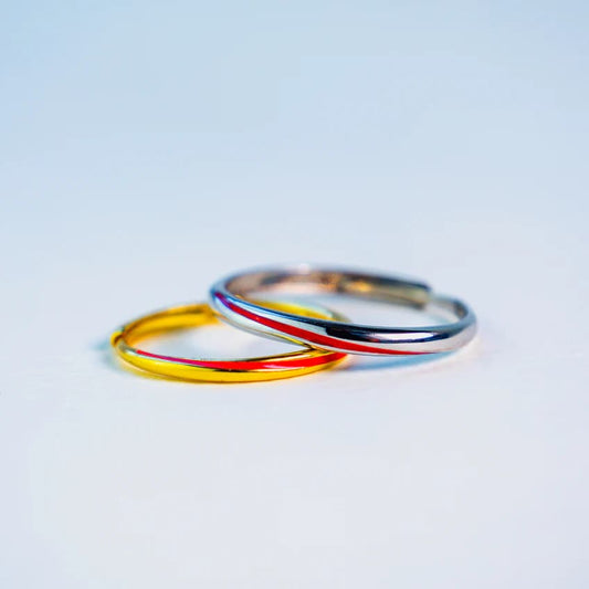 Anello "Filo Rosso Del Destino"